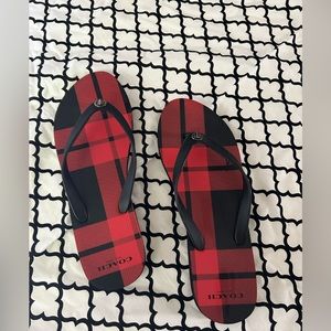 Coach flip flops